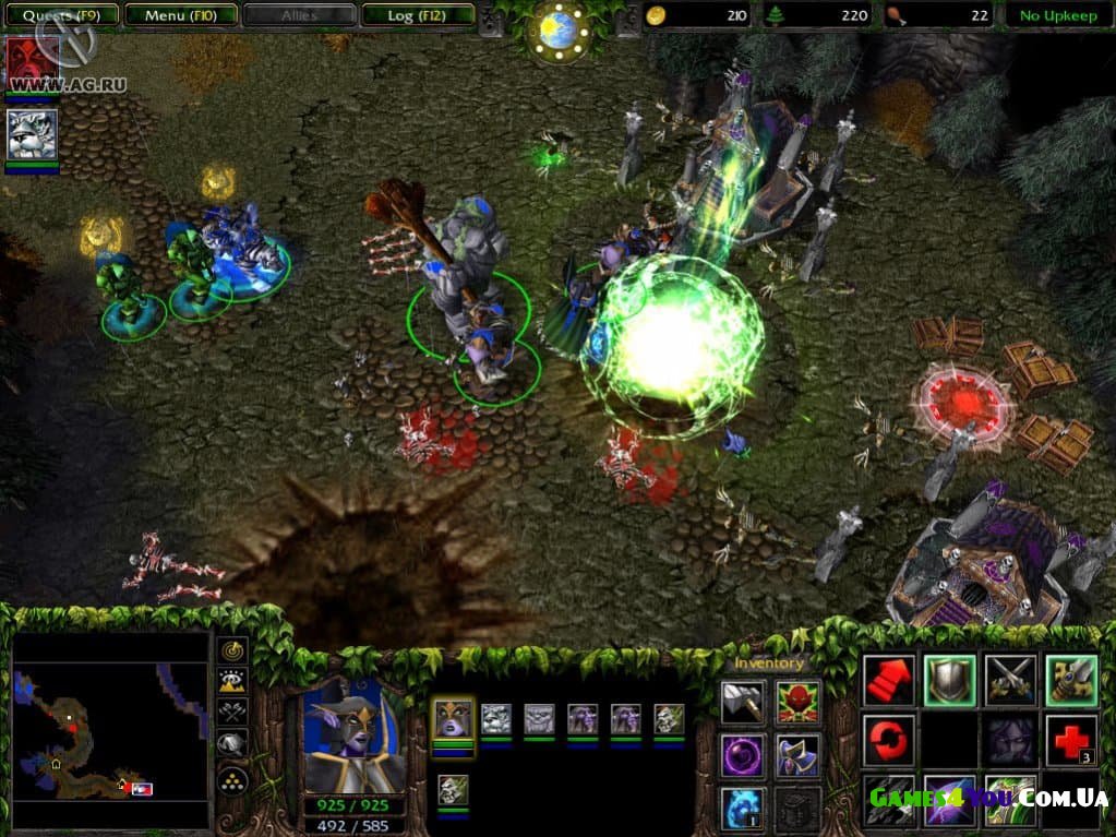 Warcraft 3 Frozen Throne + The Reign of Chaos (2003)