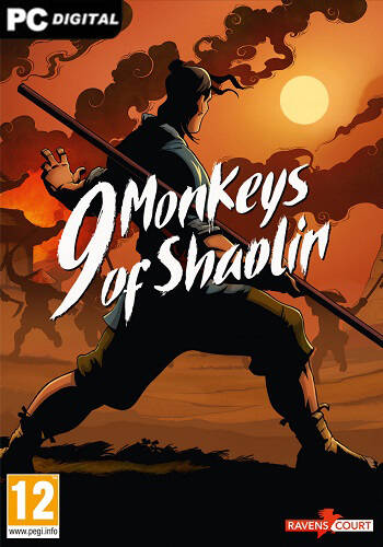 Заставка ігри: 9 Monkeys of Shaolin (2020)